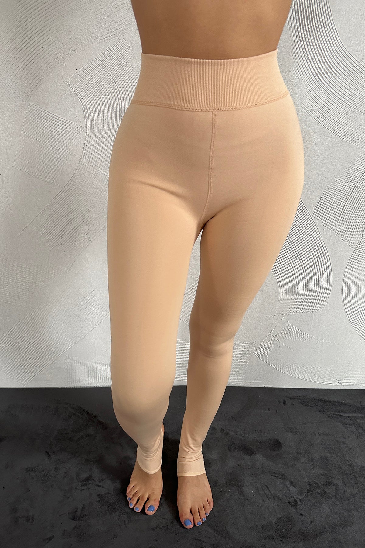 Bequeme Leggings – Beige