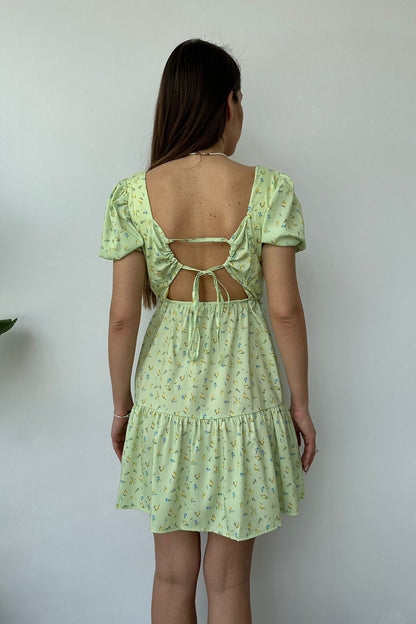 Low Back Dress - Mint